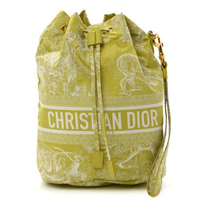 Christian Dior Technical Fabric Embroidered Toile De Jouy Sauvage DiorTravel Pouch 1 of 10
