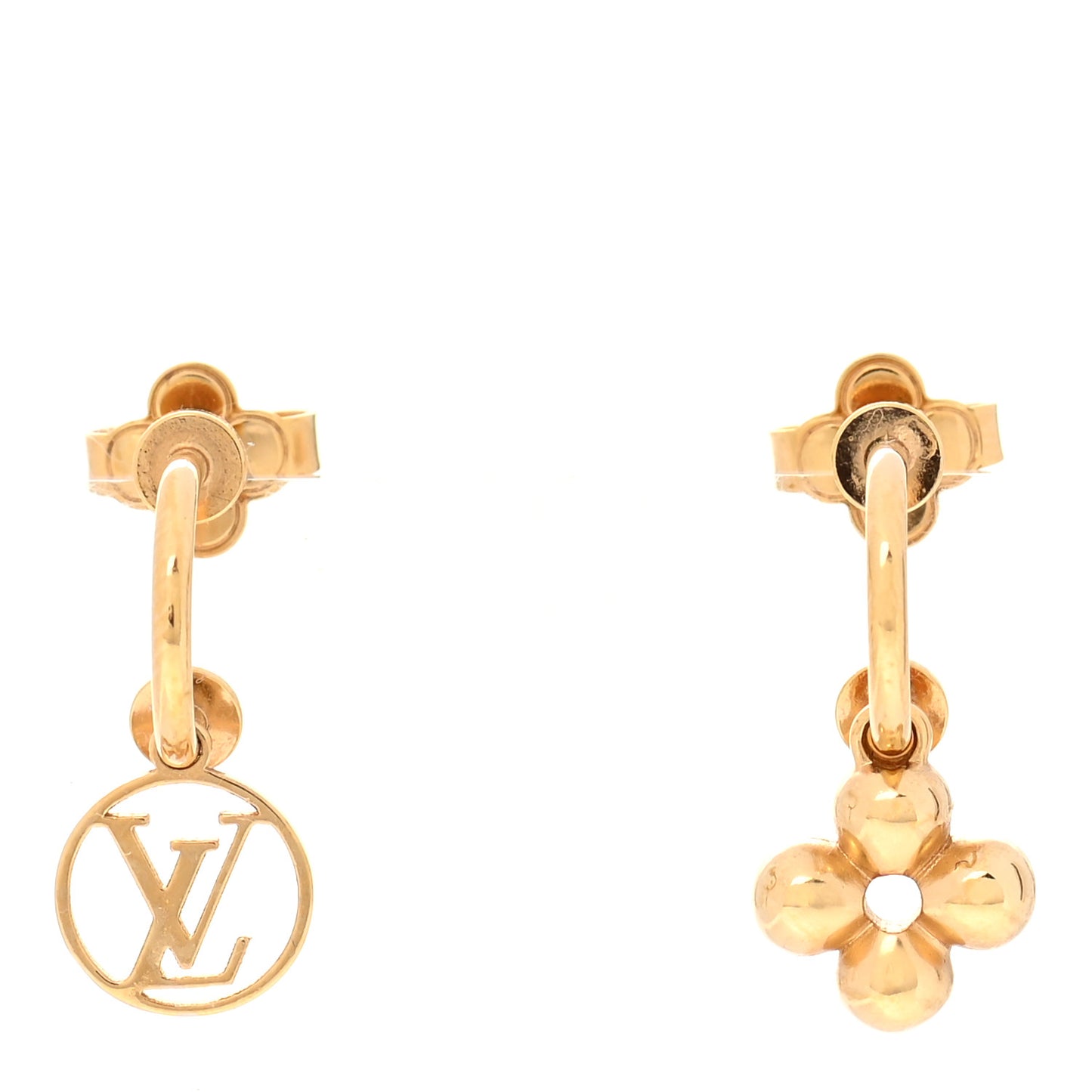 Brass Blooming Earrings Gold