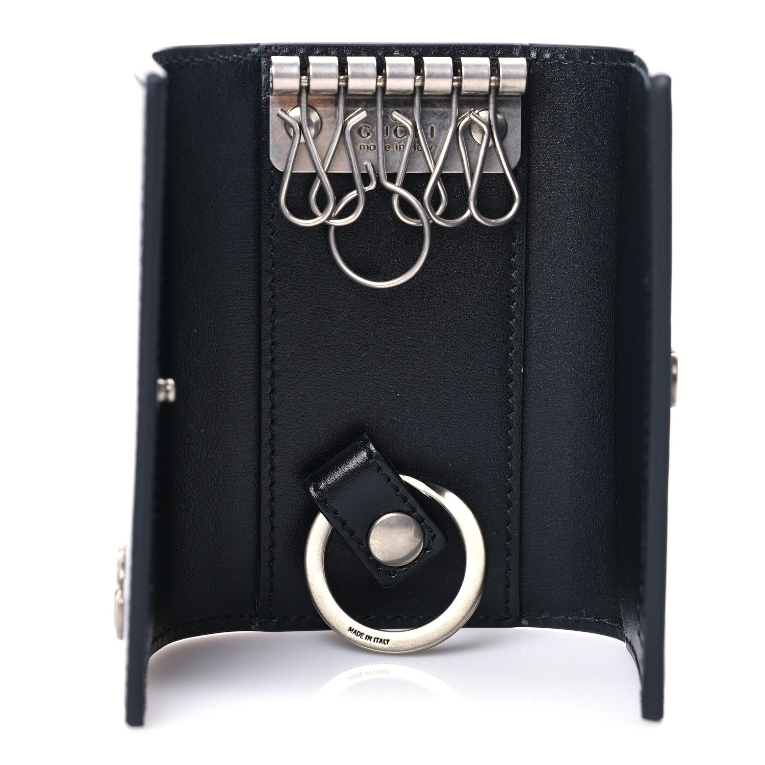 Gucci Calfskin GG Marmont 6 Key Holder Black 5 of 6