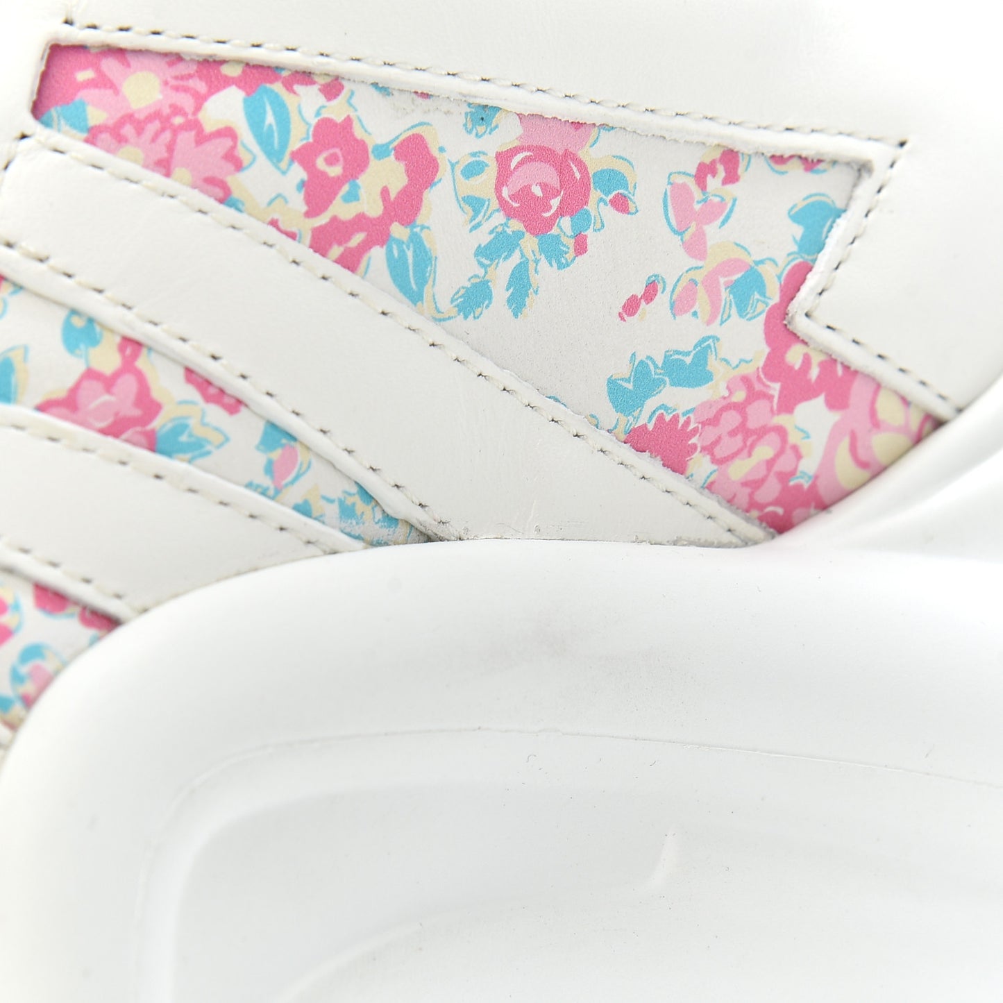 Flower Printed Calfskin Monogram LV Archlight Sneakers 41 Black Rose