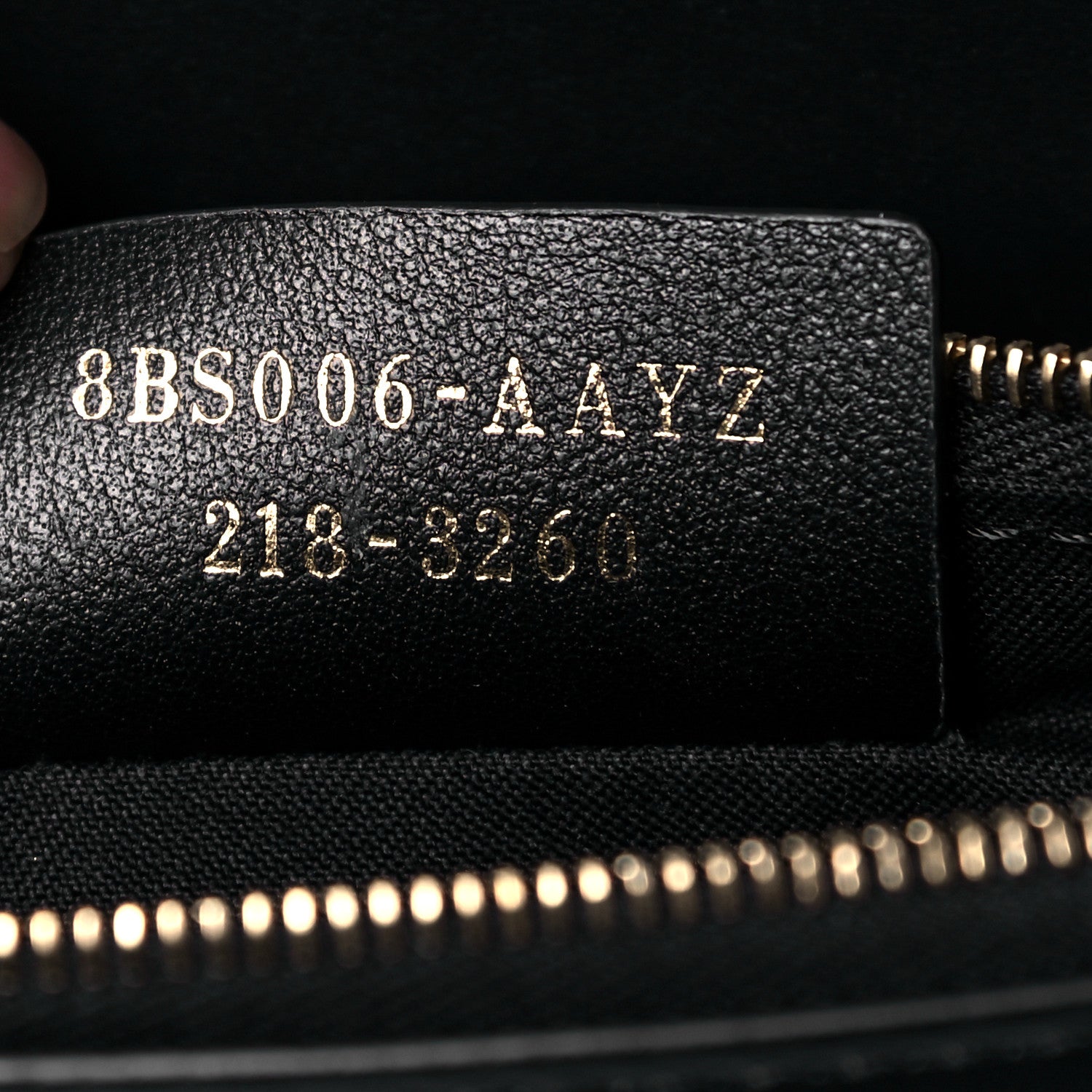 Fendi Vitello King Tamponato Logo Embossed Medium Wallet On Chain Black 6 of 9