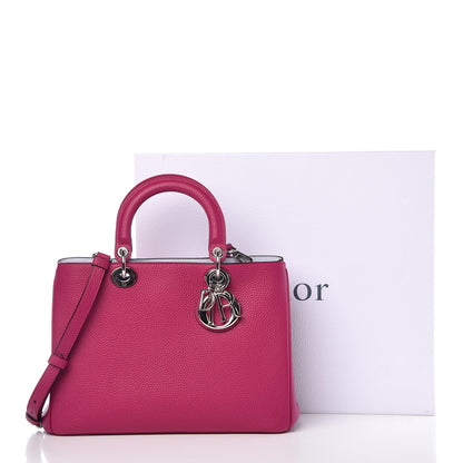 Christian Dior Calfskin Medium Diorissimo Bag Toxic Purple 12 of 12