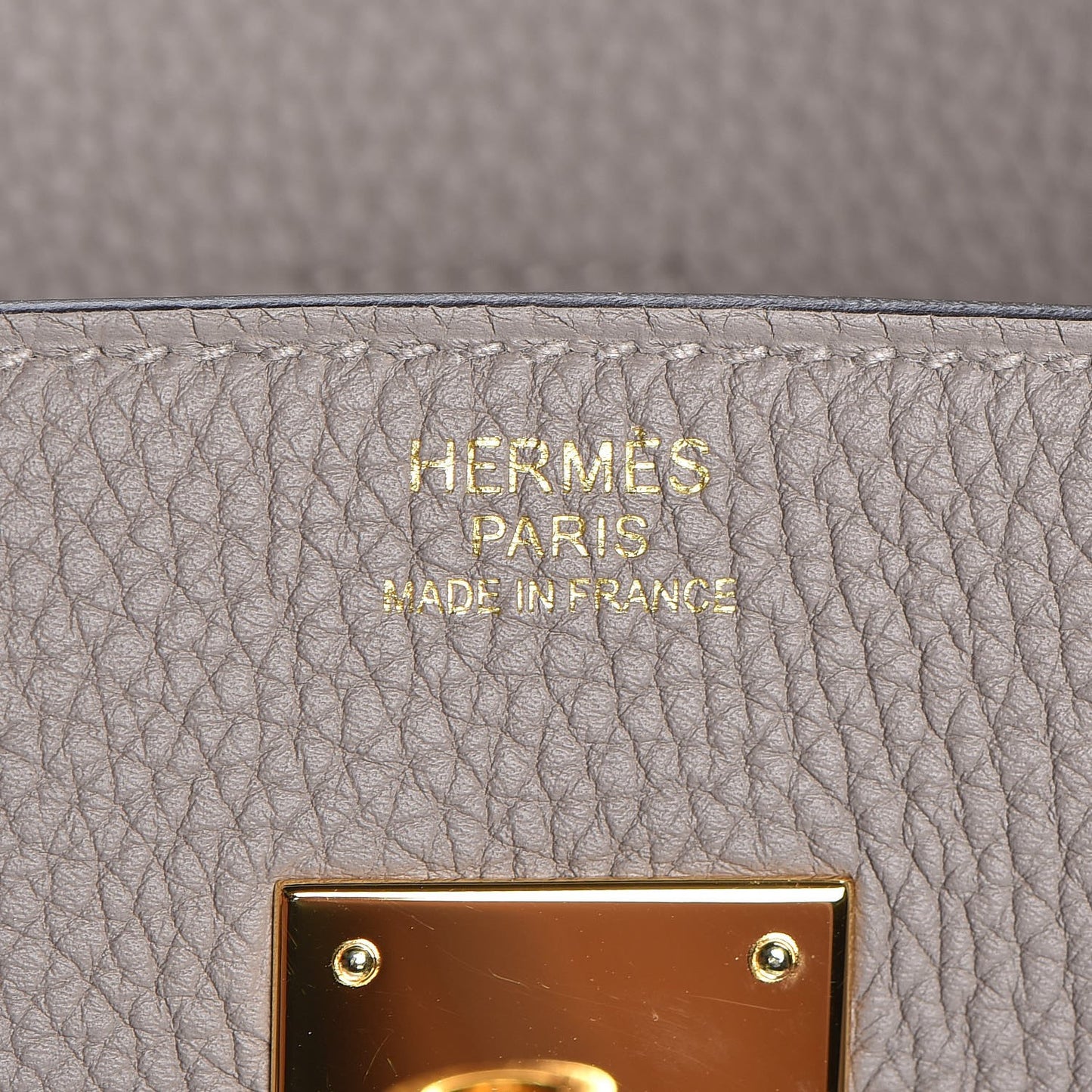 Togo Birkin 30 Gris Asphalte