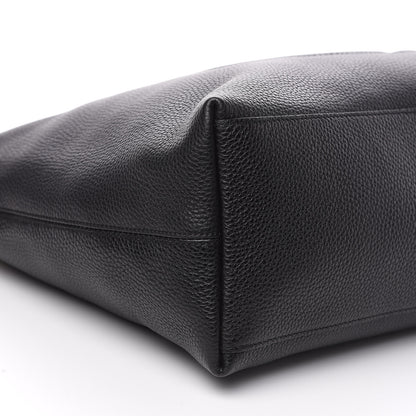Gucci Pebbled Calfskin Medium Soho Chain Shoulder Bag Black 7 of 9