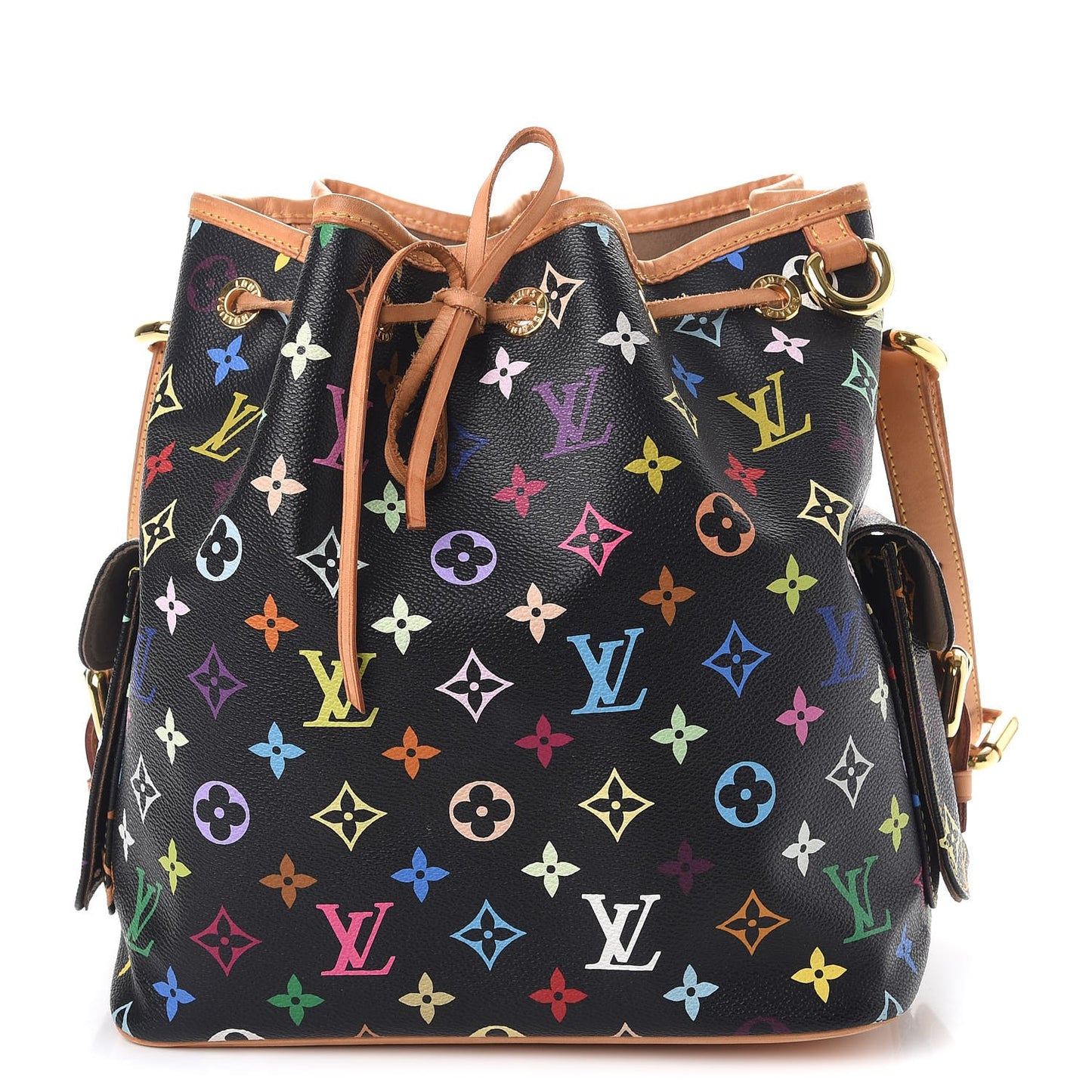 Monogram Multicolor Petit Noe Black