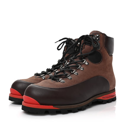 Louis Vuitton Nubuck Matte Calfskin Mens Alpinist Ankle Boots 9.5 Brown 3 of 7