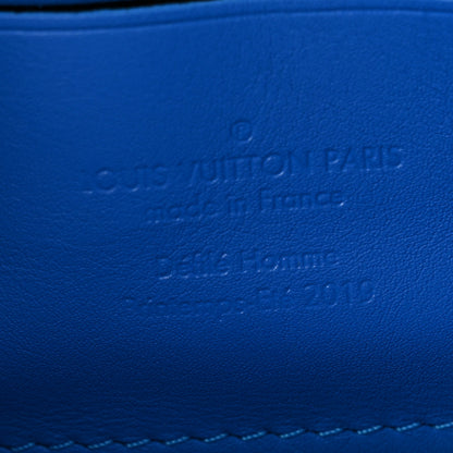 Louis Vuitton Taurillon Monogram Pochette Volga Blue 6 of 6