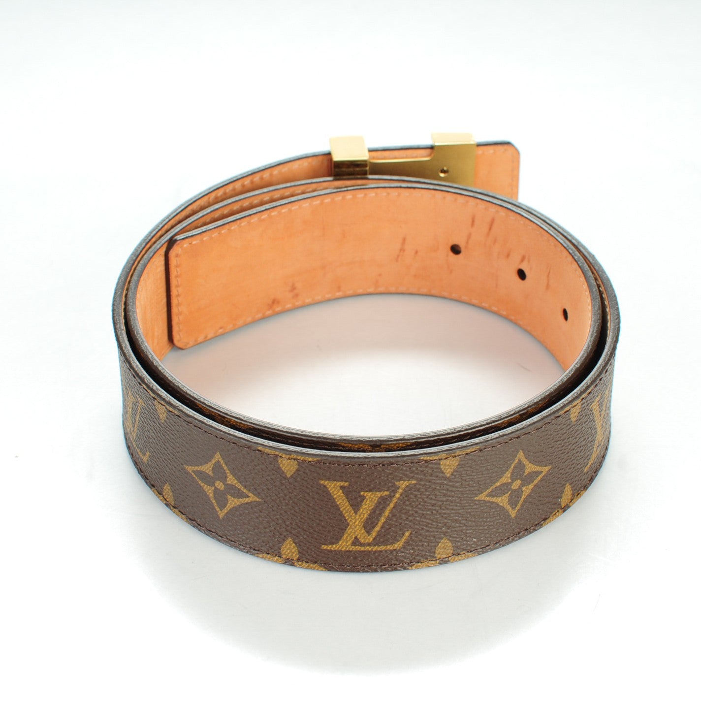 Louis Vuitton Monogram 40mm LV Initiales Belt 80 32 3 of 7