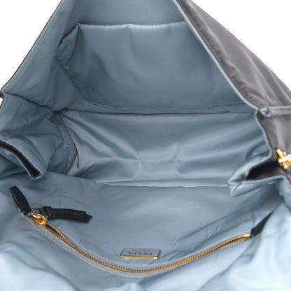 Prada Tessuto Nylon Etiquette Flap Black 5 of 14
