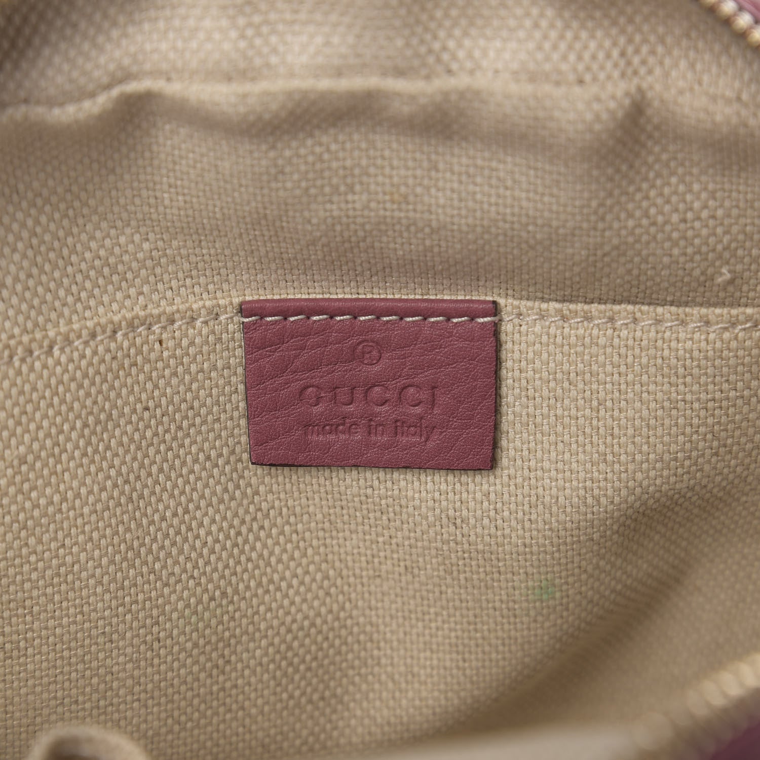 Gucci Pebbled Calfskin Small Soho Disco Bag Peonia Flower 6 of 11