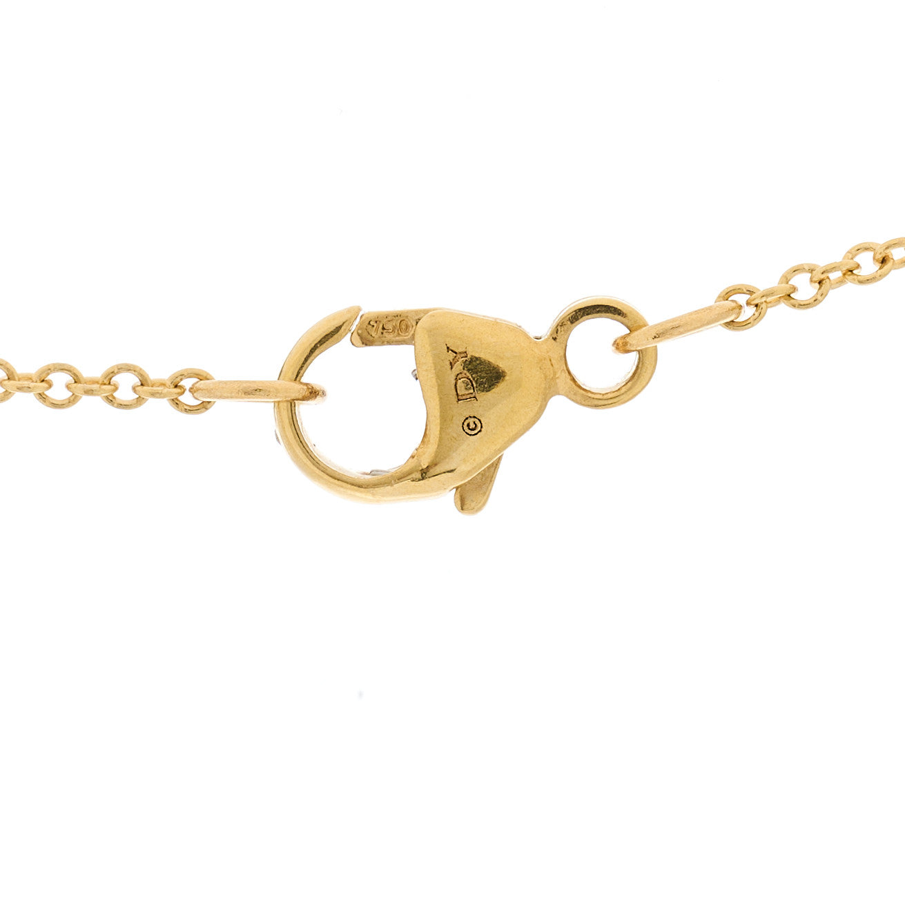 18K Yellow Gold Diamond Scorpio Charm Pendant Necklace
