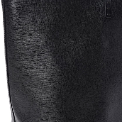 Fendi Vitello Elite Cuoio Monster Buggies Medium Roll Tote Black Multicolor Blue Cobalto 11 of 12