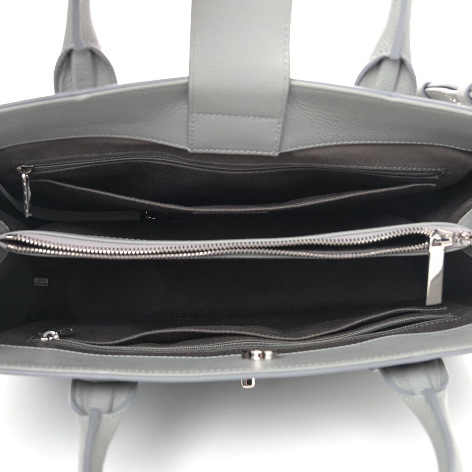 Chanel Grained Calfskin Medium Neo Executive Shopper Tote Grey 4 of 8