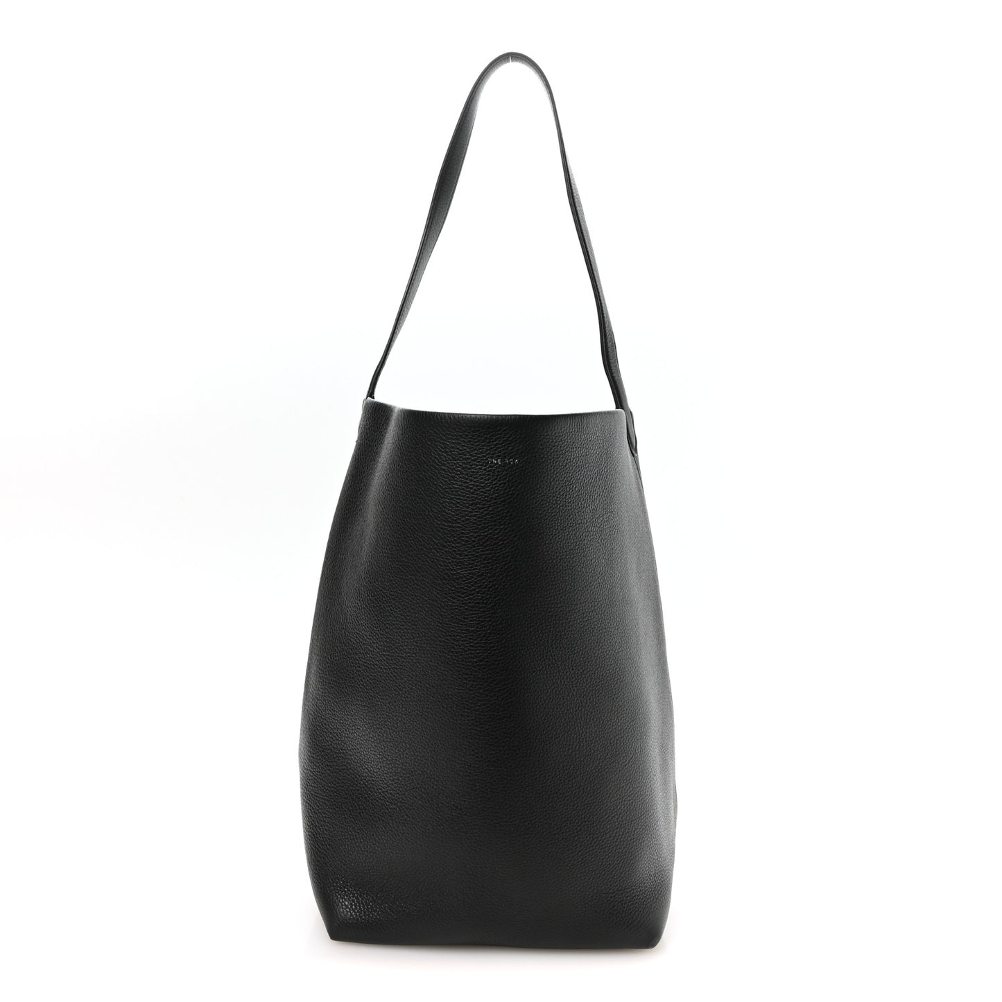 Grained Calfskin Large N/S Park Tote Black