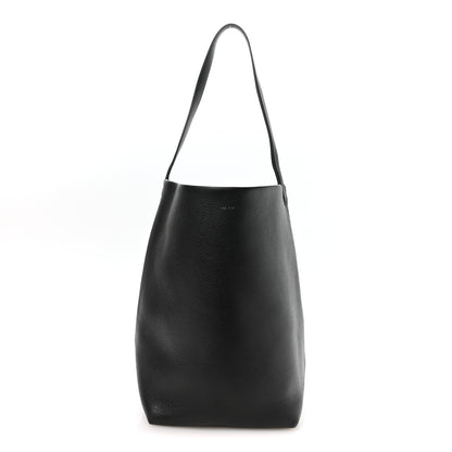 The Row Grained Calfskin Large N/S Park Tote Black 1 of 9