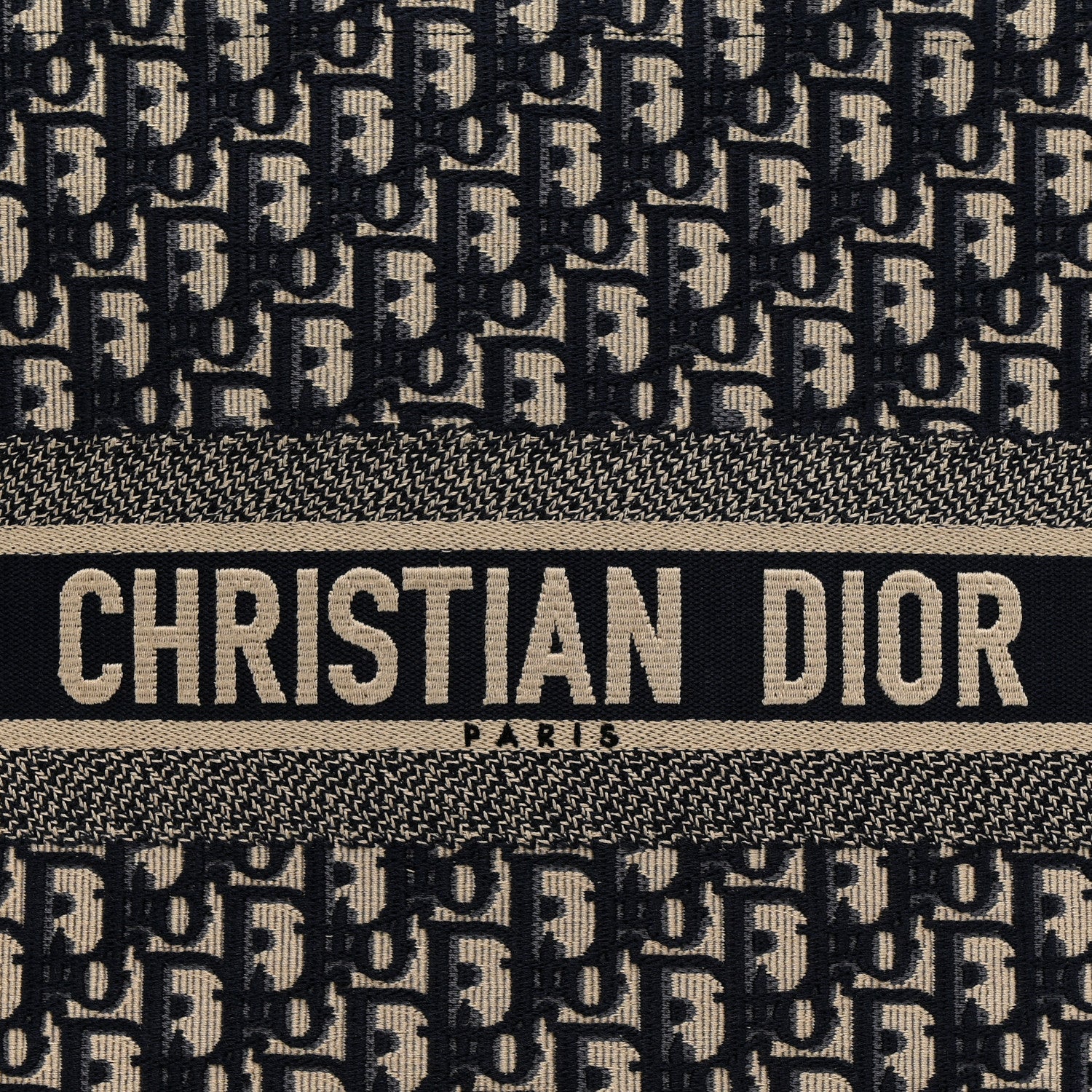 Christian Dior Oblique Large Book Tote Blue Multicolor 8 of 14