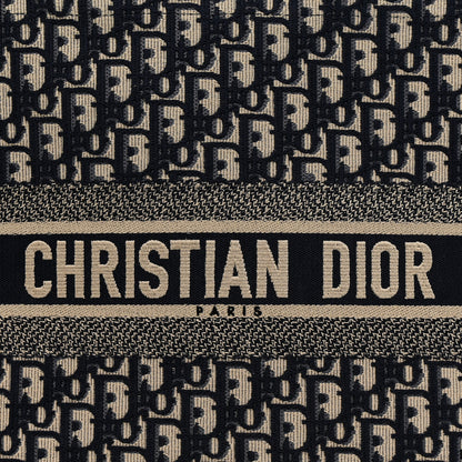 Christian Dior Oblique Large Book Tote Blue Multicolor 8 of 14