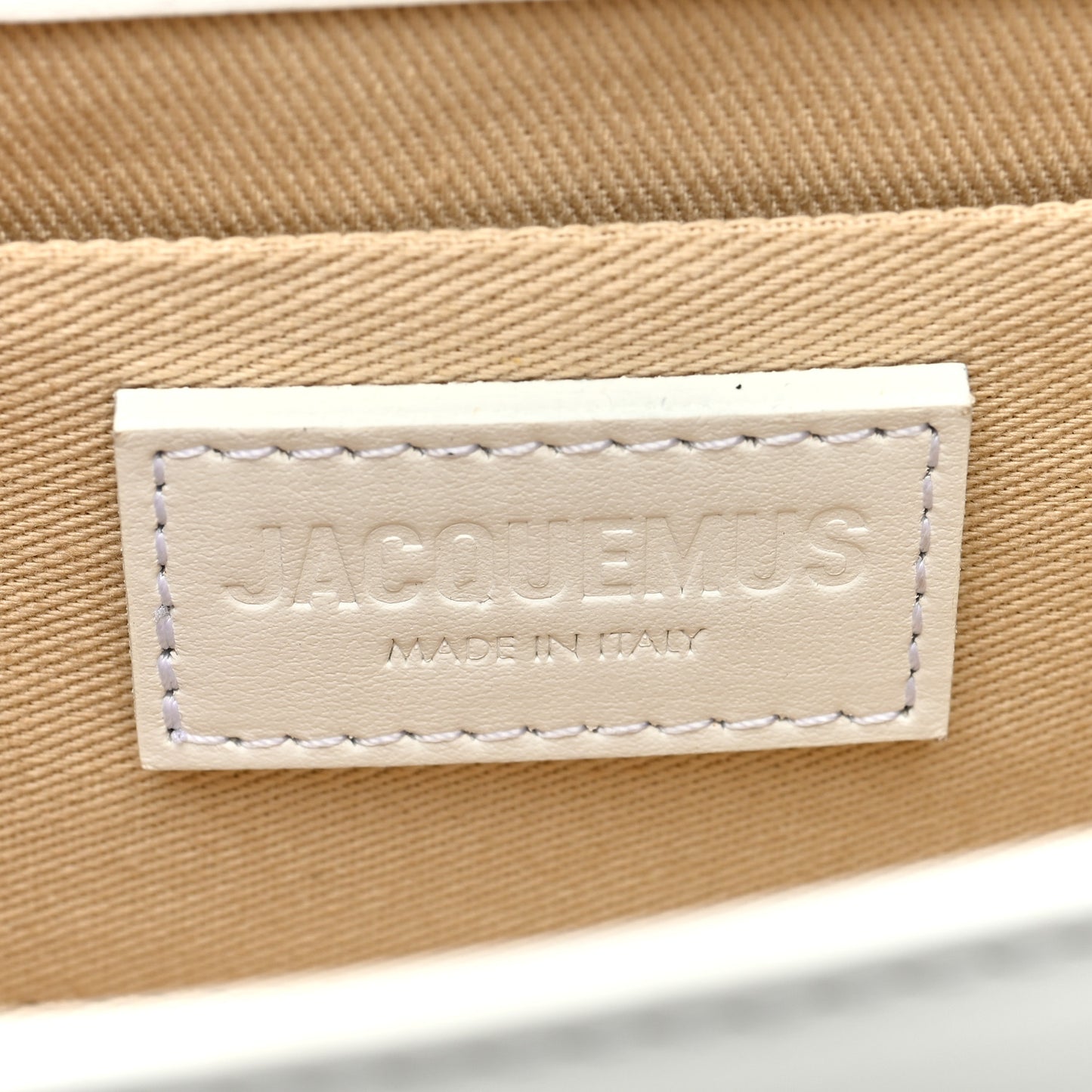 Smooth Calfskin Le Chiquito Long White