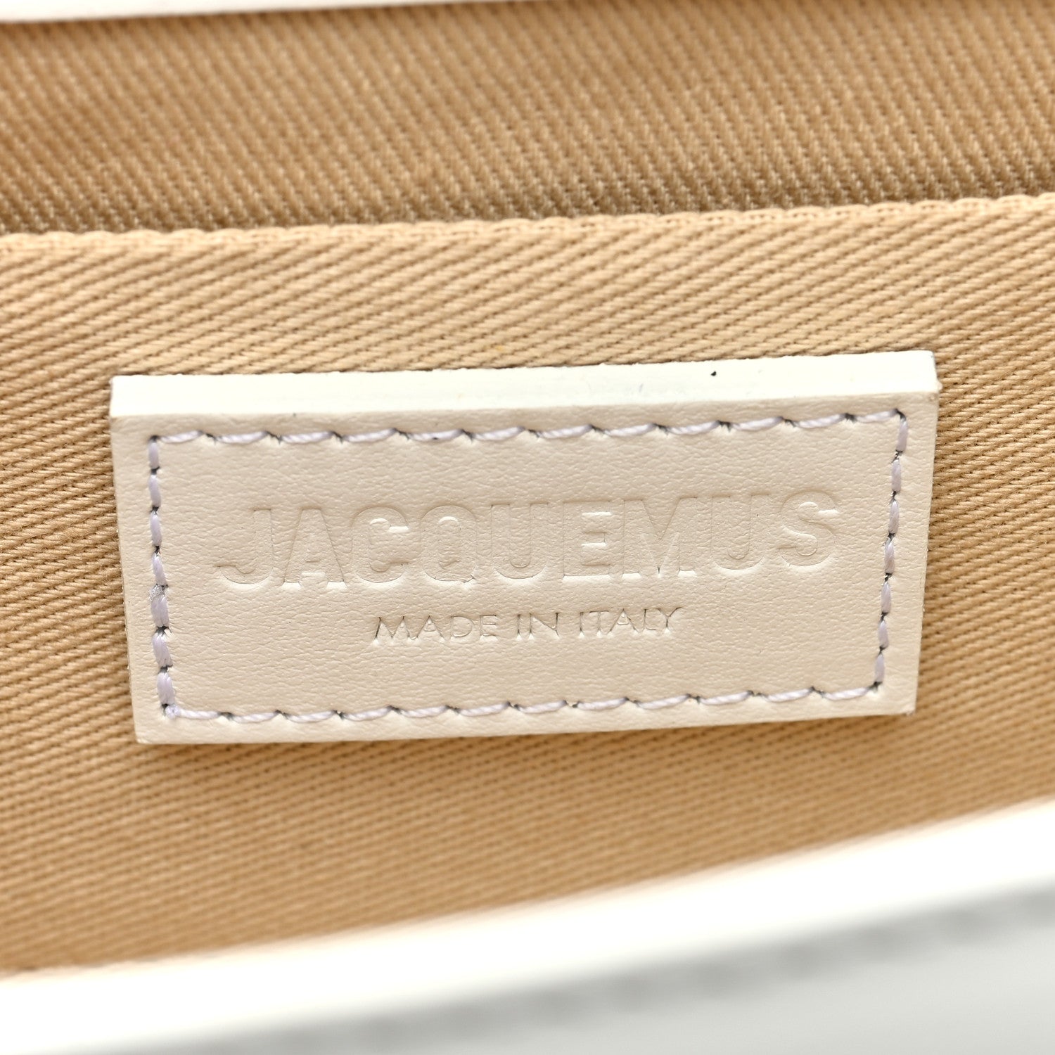Jacquemus Smooth Calfskin Le Chiquito Long White 6 of 12