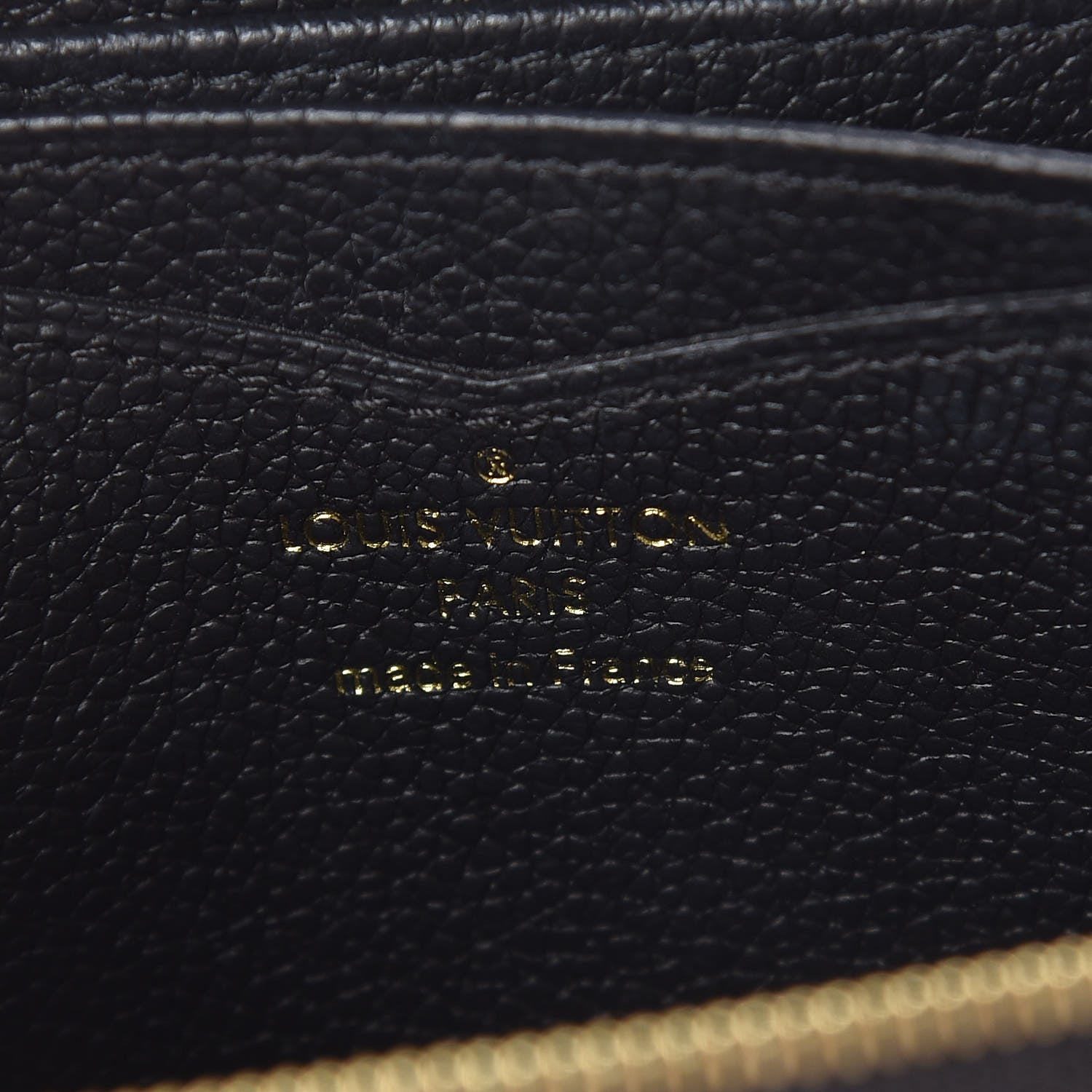 Louis Vuitton Empreinte Zippy Coin Purse Black 6 of 7