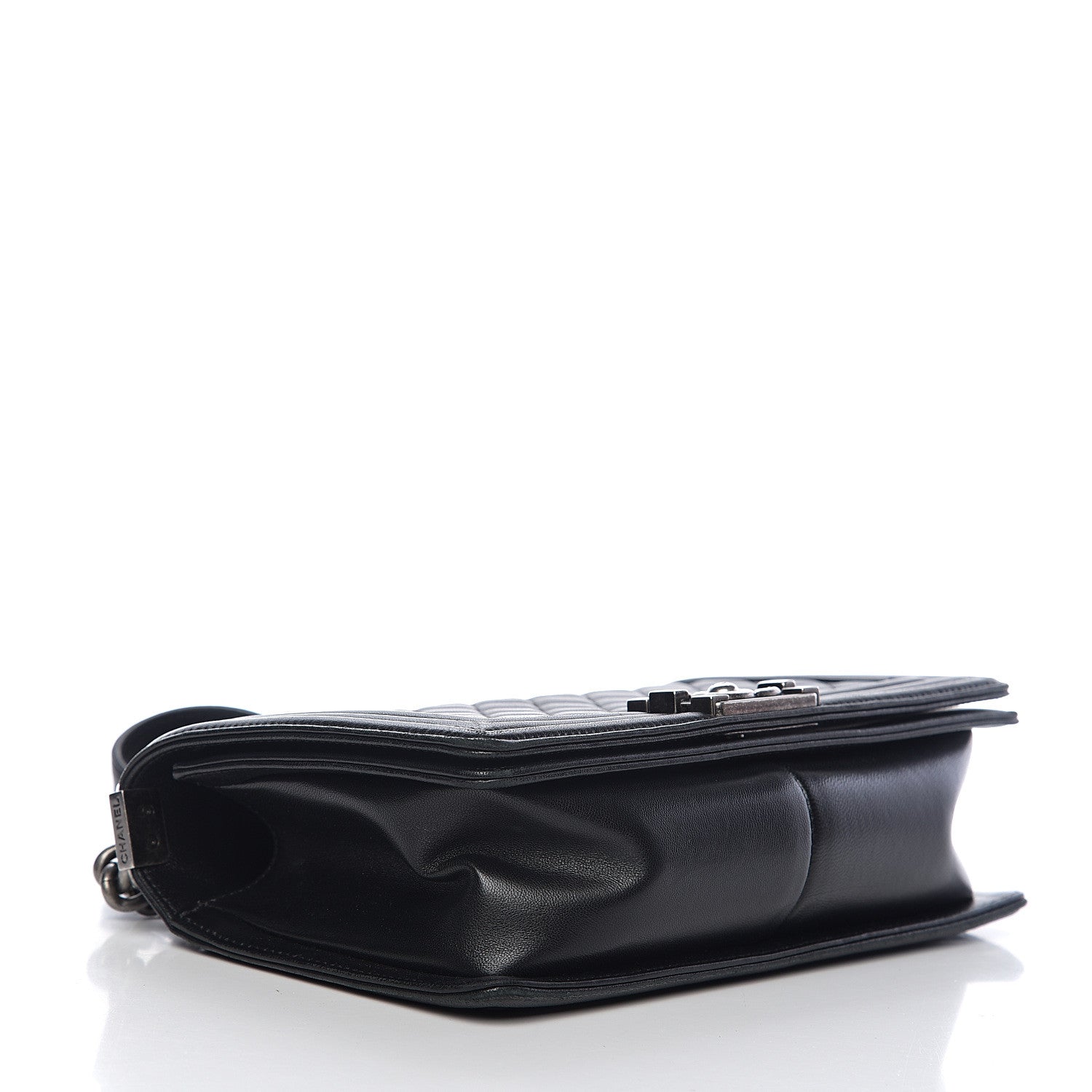Chanel Lambskin Quilted Medium Boy Flap Black 3 of 11