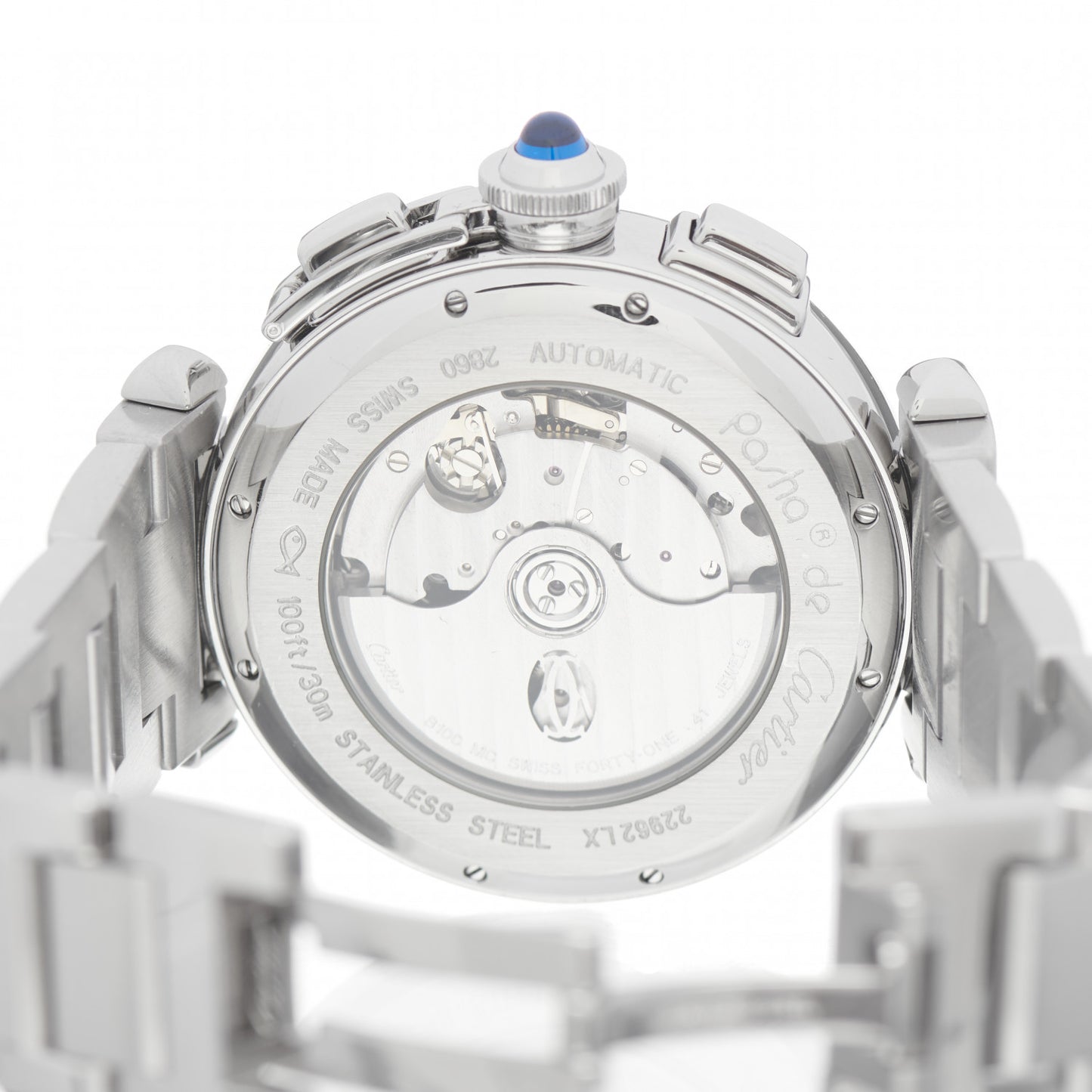 Stainless Steel 42mm Pasha C Chronograph Automatic Watch