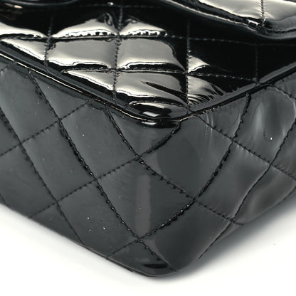 Chanel Patent Calfskin Quilted Mini Rectangular Flap Black 11 of 12
