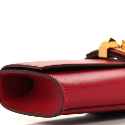 Hermes Tadelakt Medor 23 Clutch Rouge Vif 9 of 11
