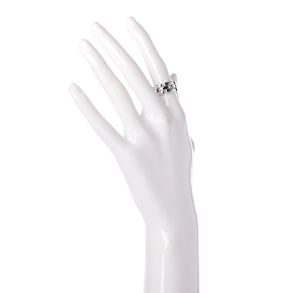 Cartier 18K White Gold Maillon Panthere 3 Row Ring 49 4.75 2 of 4