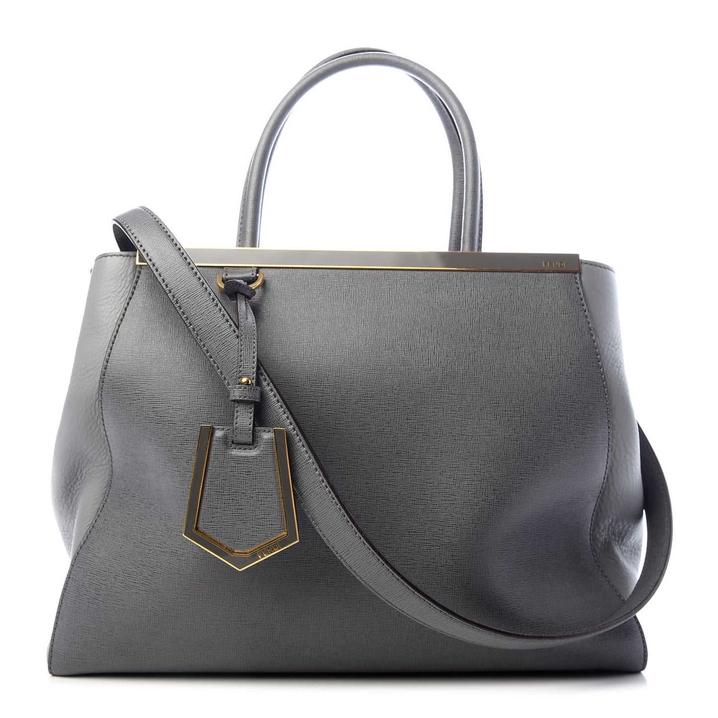 Vitello Elite Flamingo Regular 2Jours Tote Grigio Grigio Chiaro