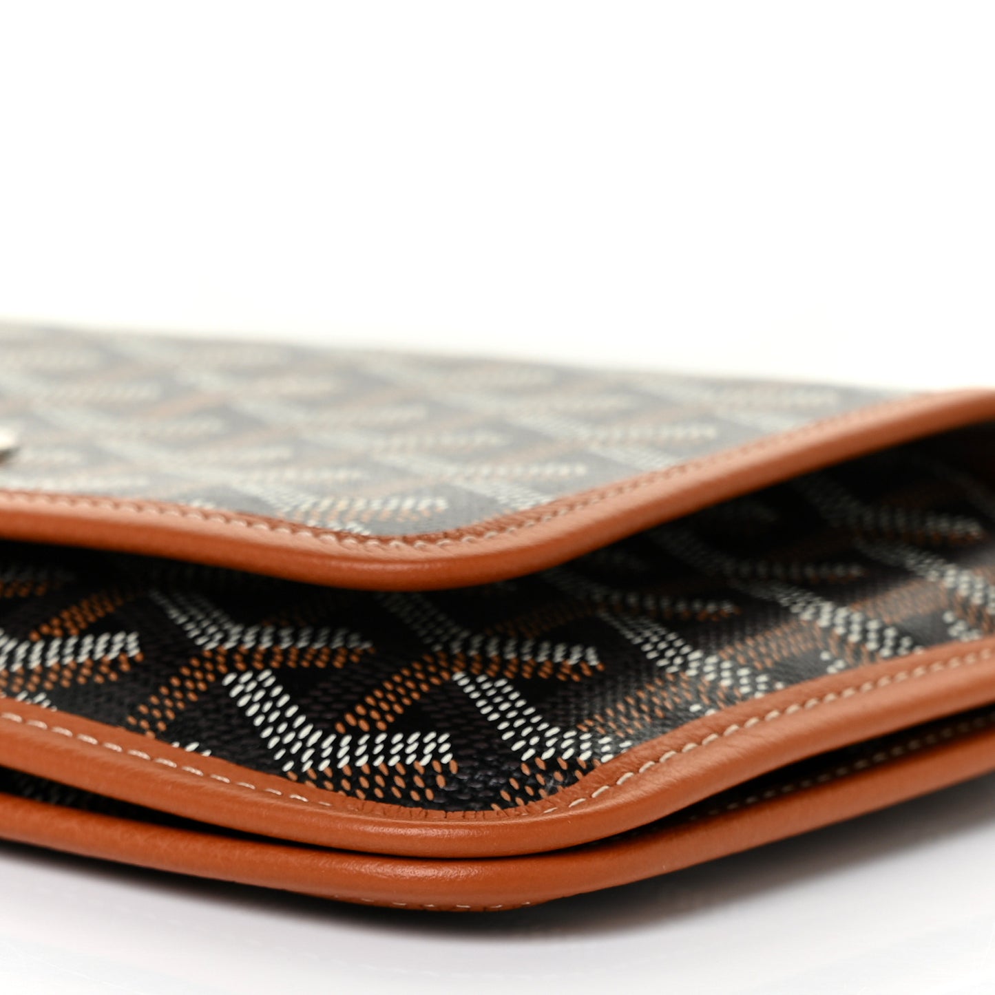 Goyardine Plumet Wallet Clutch Black Gold