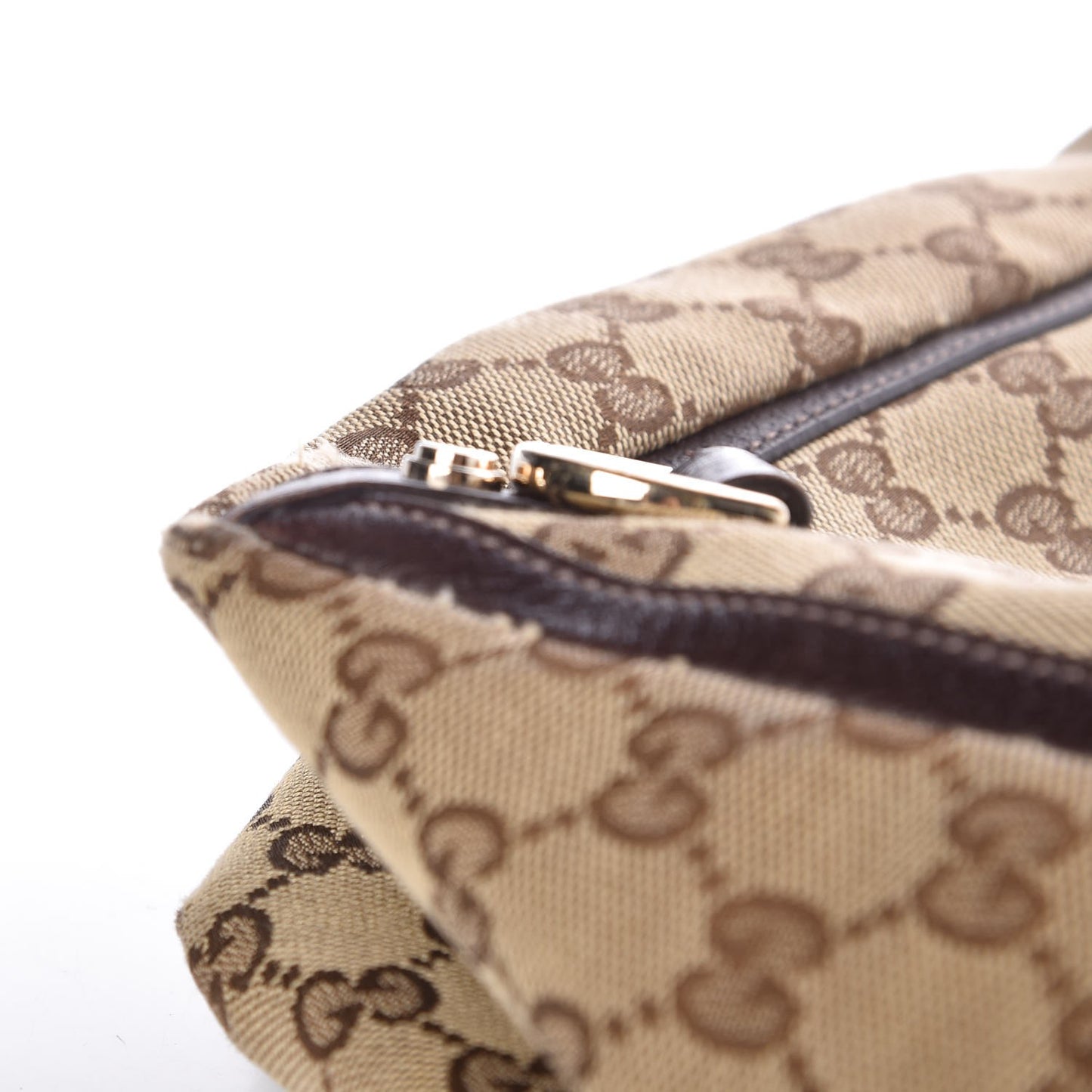 Monogram Large Abbey Tote Dark Brown