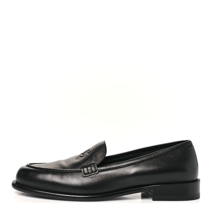 Chanel Lambskin CC Mocassin Loafers 41 Black 1 of 10