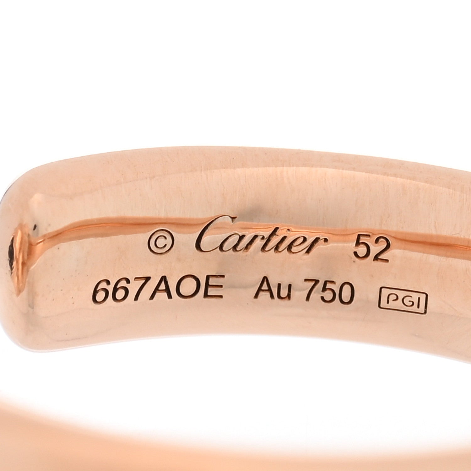 Cartier 18K Pink Gold Tsavorite Onyx Panthere De Cartier Ring 52 6 5 of 5