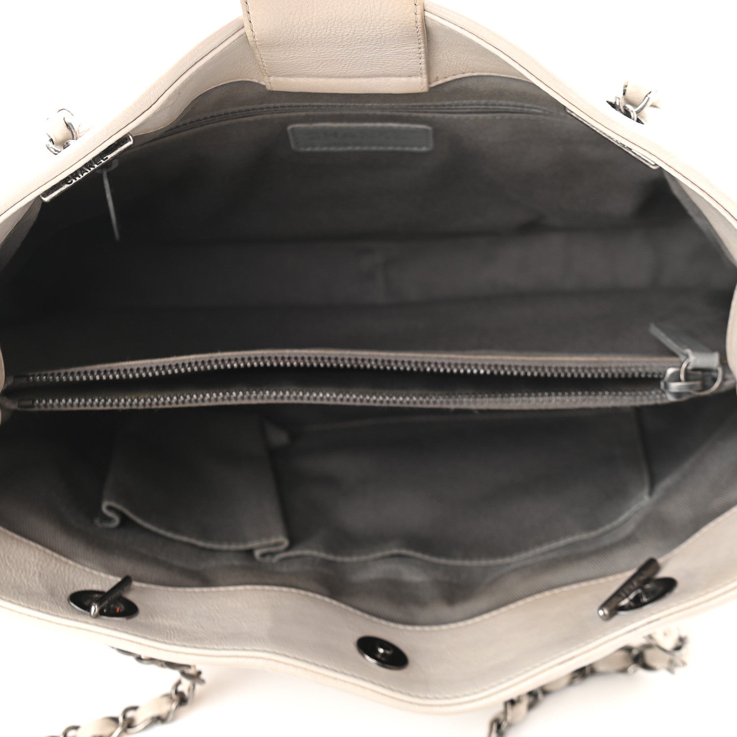 Chanel Calfskin Medium Stitch It Tote Beige 5 of 11