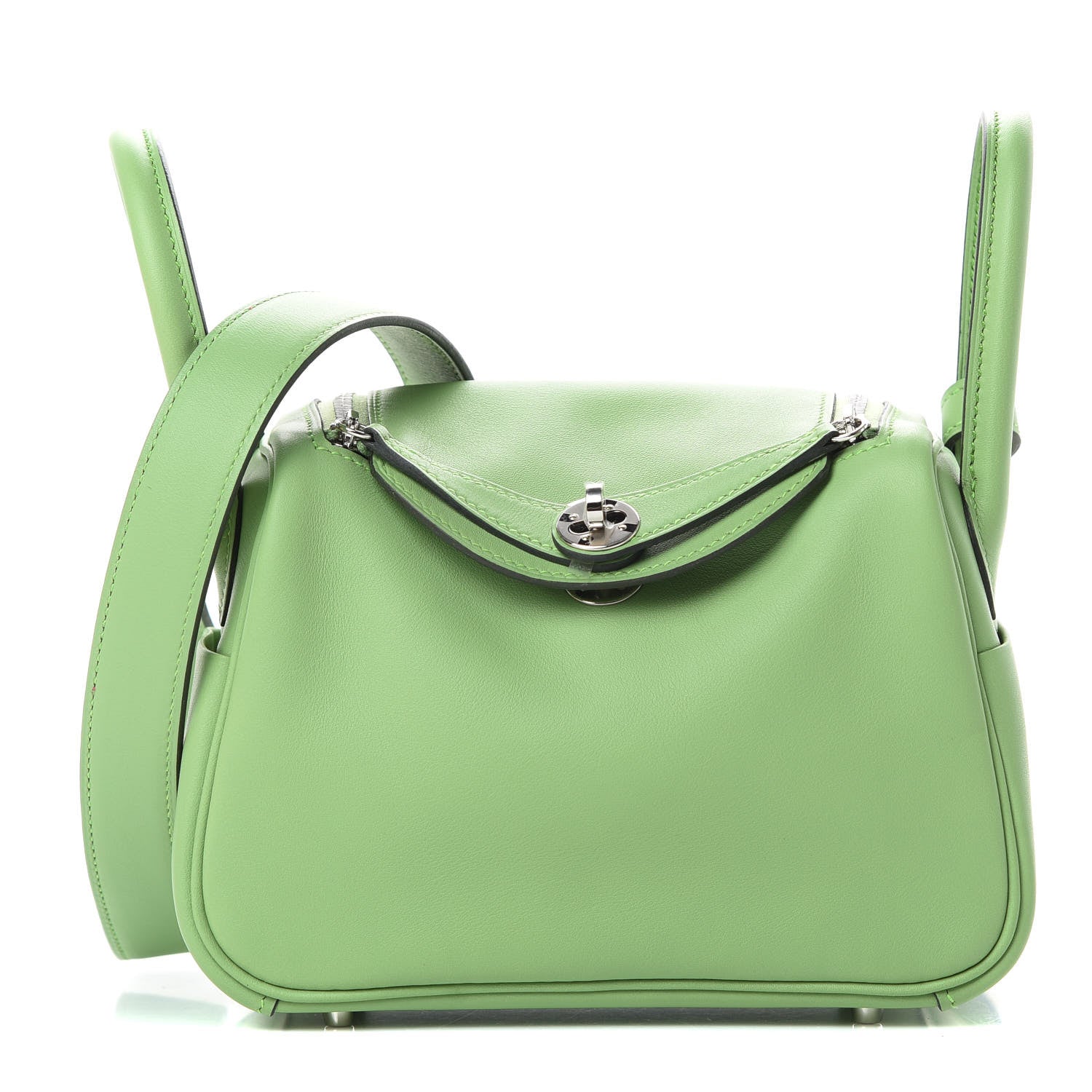 Hermes Swift Mini Lindy 20 Vert Criquet 2 of 12