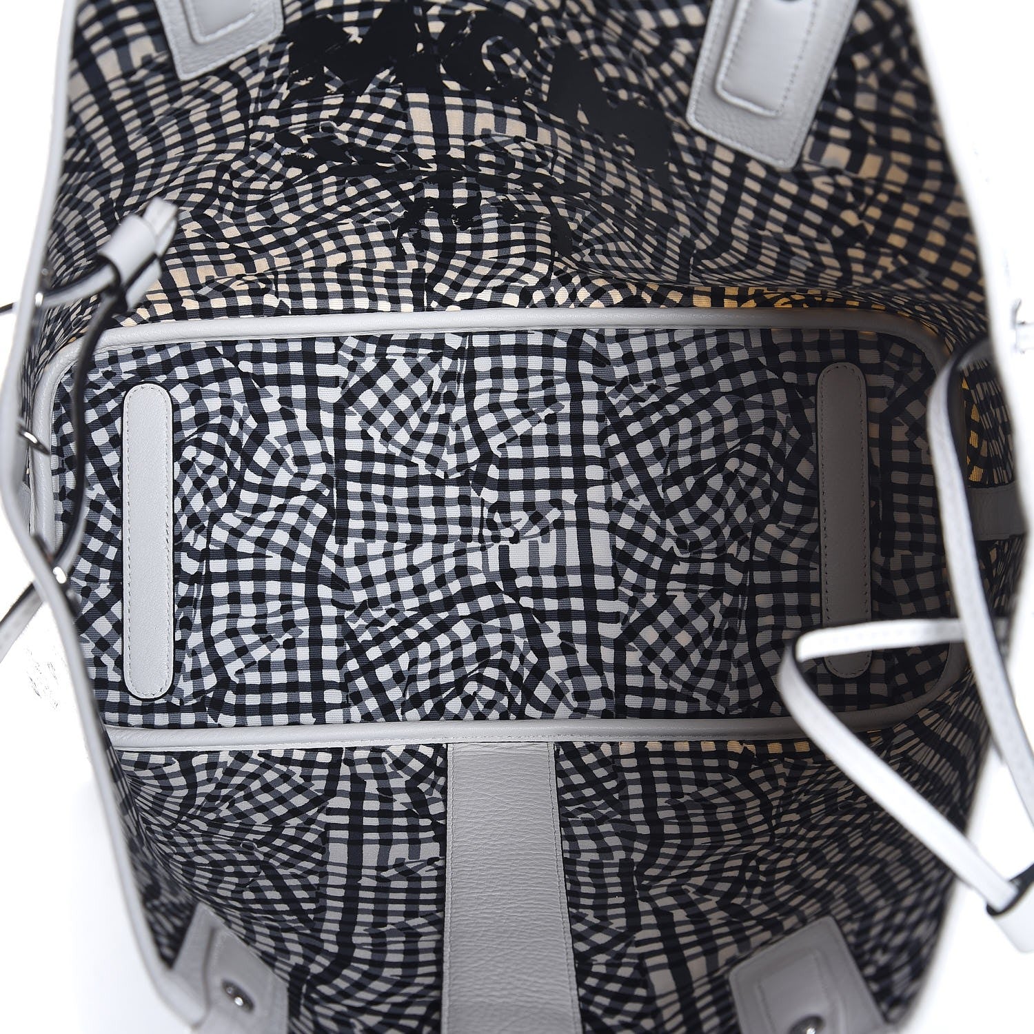 MCM Visetos Medium Liz Reversible Shopper Tote White 7 of 10
