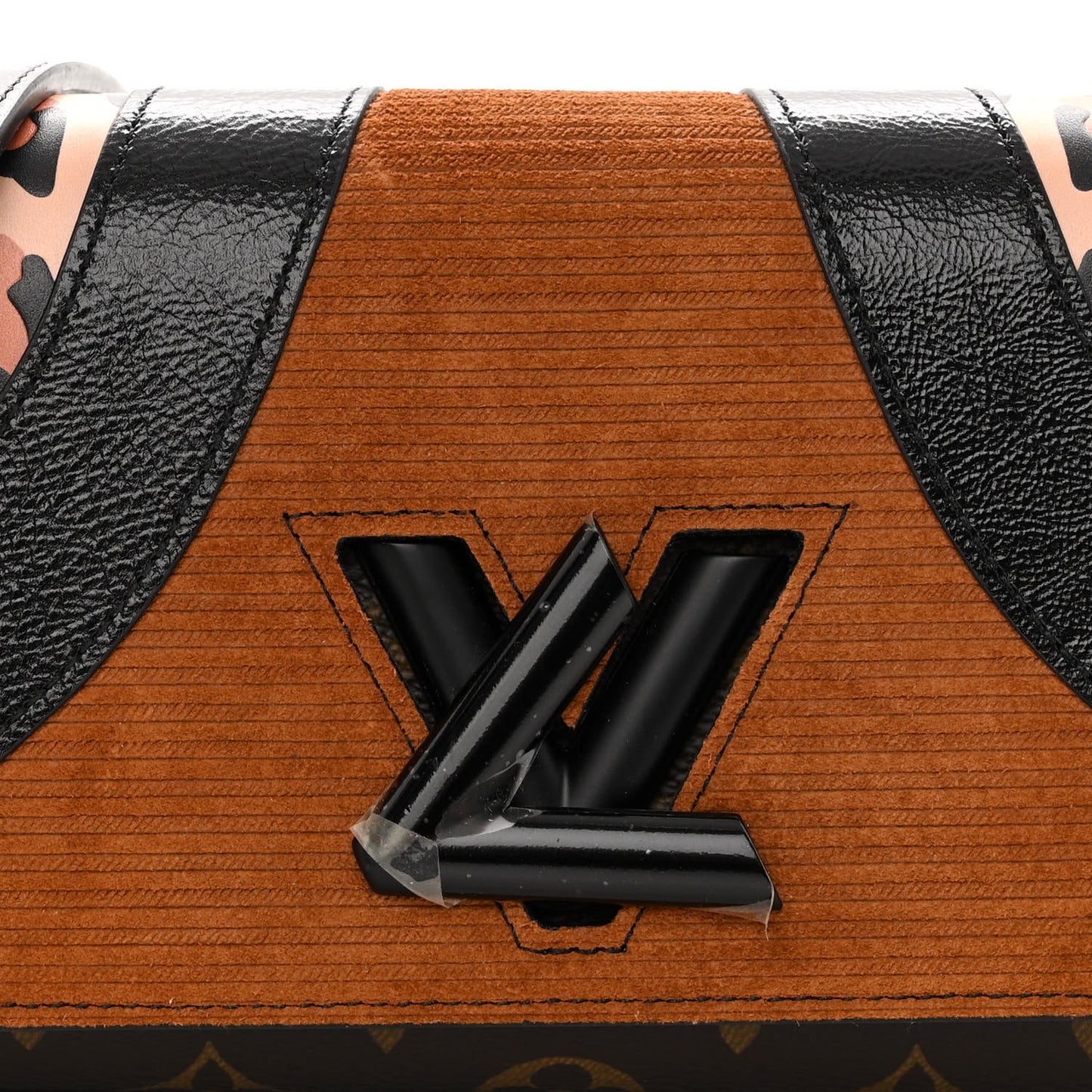 Calfskin Monogram Wild At Heart Twist Chain Wallet