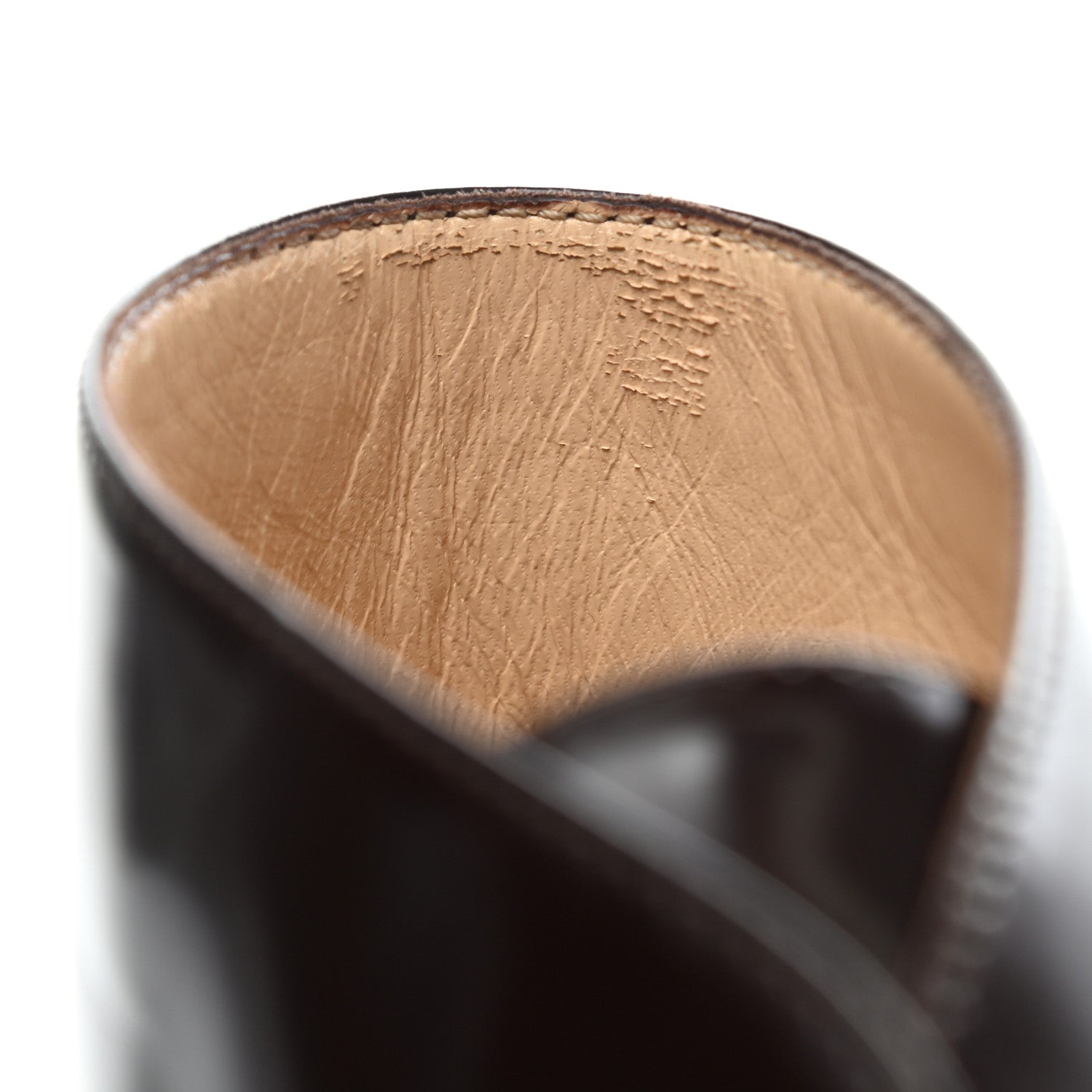 Christian Louboutin Jazz Calfskin Uomo Mens Clara Flat Boots 42 Brown 6 of 7