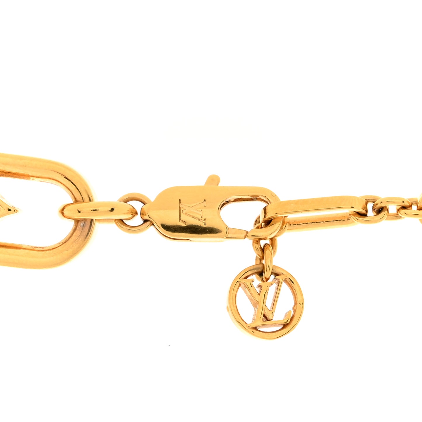 Metal My LV Chain Necklace Gold