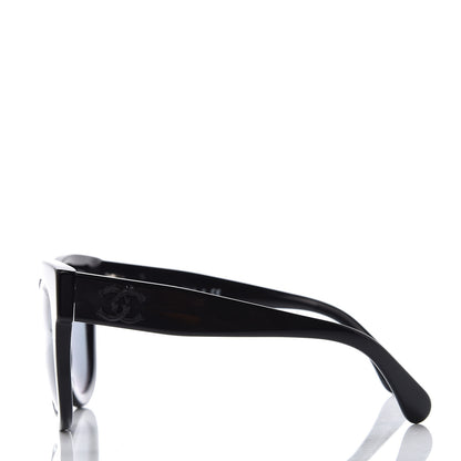 Chanel Acetate Butterfly Signature CC Sunglasses 5358 Black 3 of 7