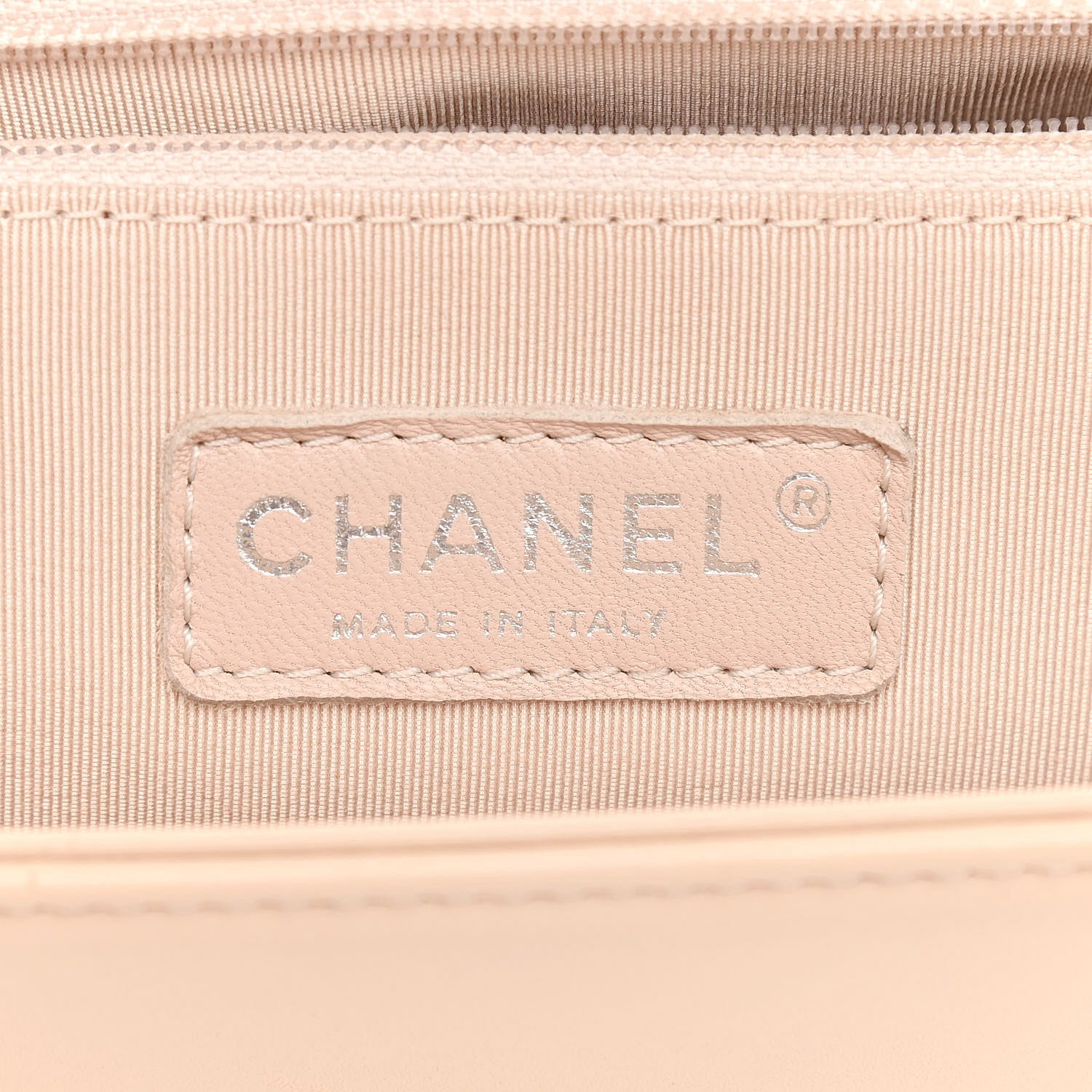 Chanel Lambskin Quilted Large Boy Flap Beige 6 of 12