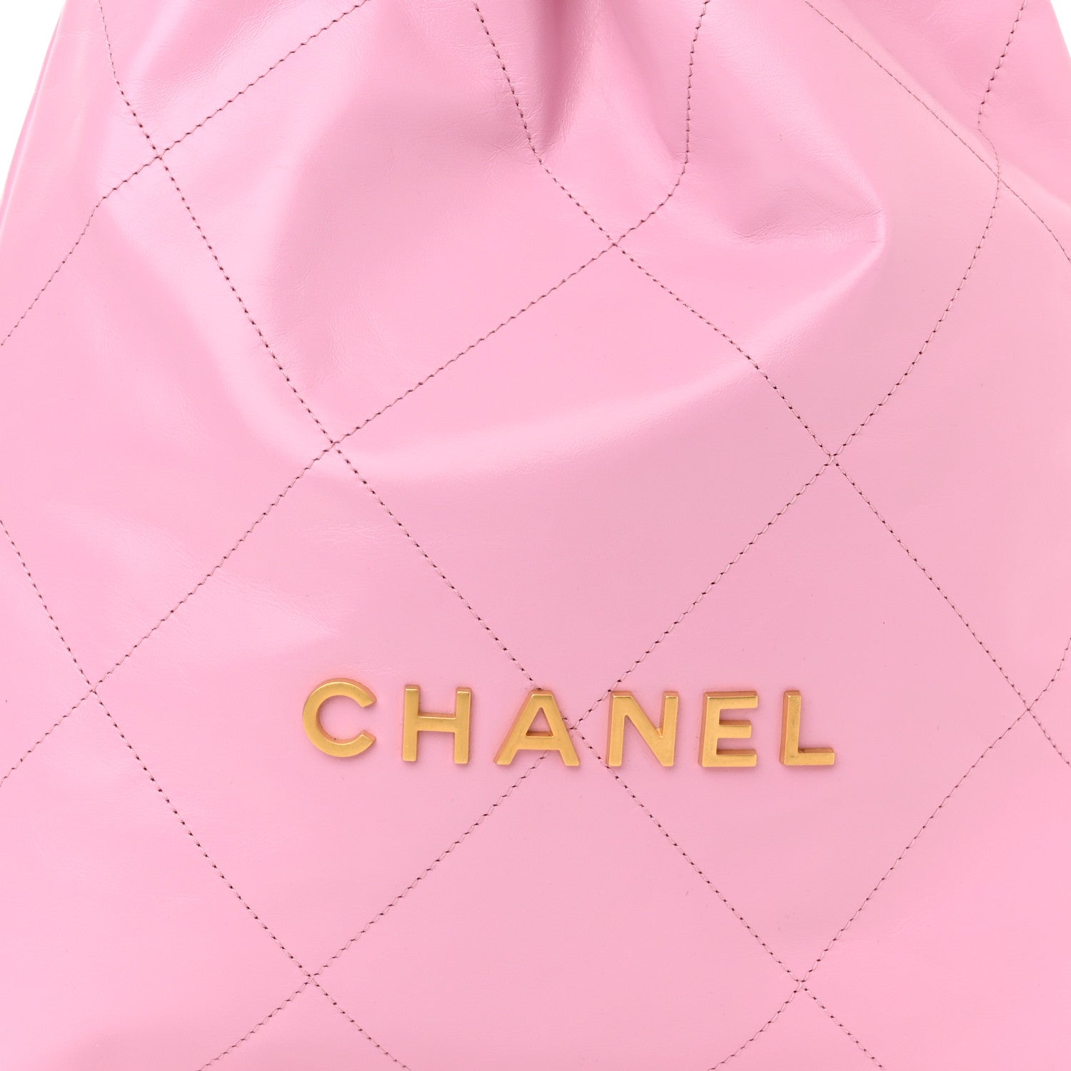 Chanel Shiny Calfskin Quilted Chanel 22 Backpack Lilac 7 of 9