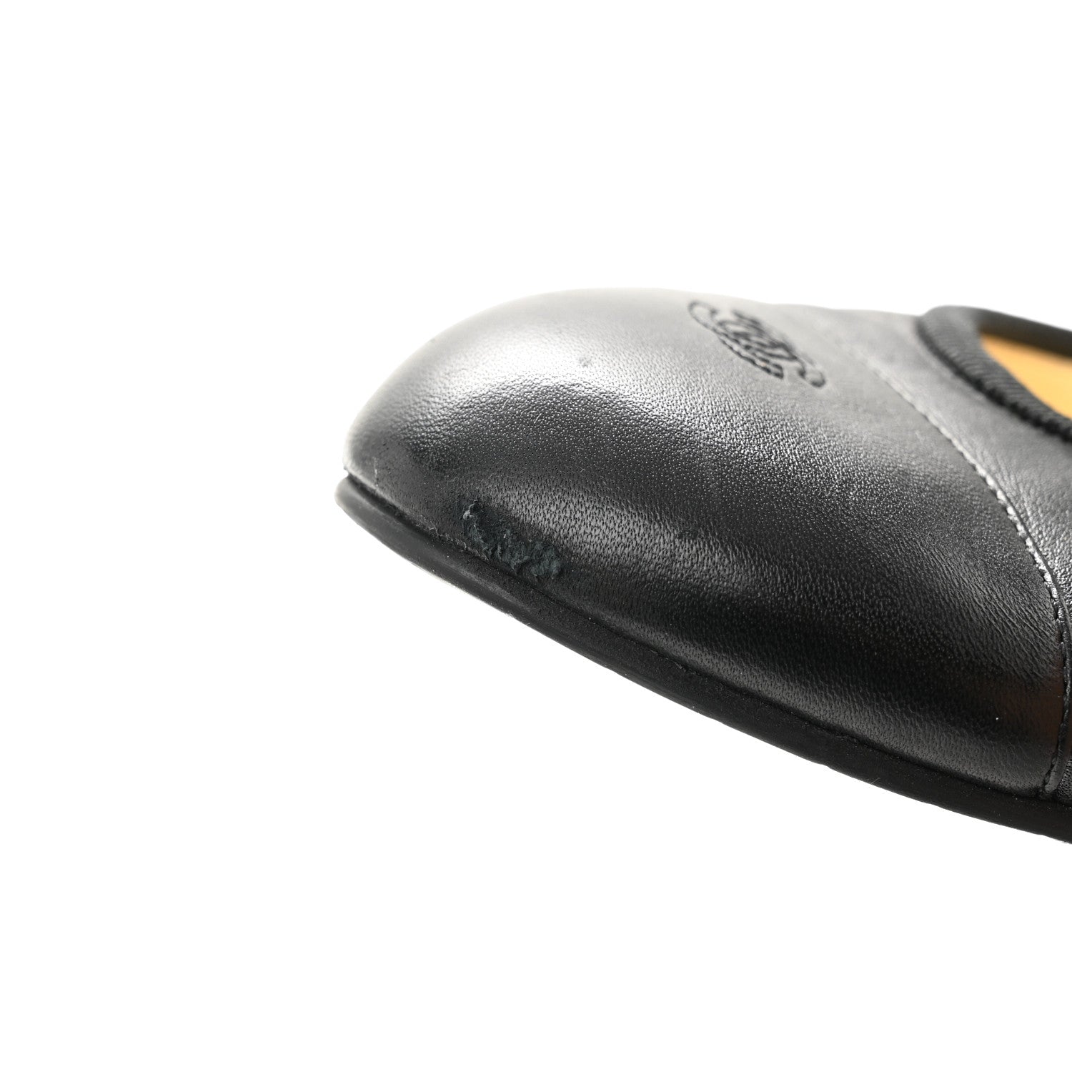 Chanel Lambskin Cap Toe CC Uniform Ballerina Flats 39 Black 10 of 10
