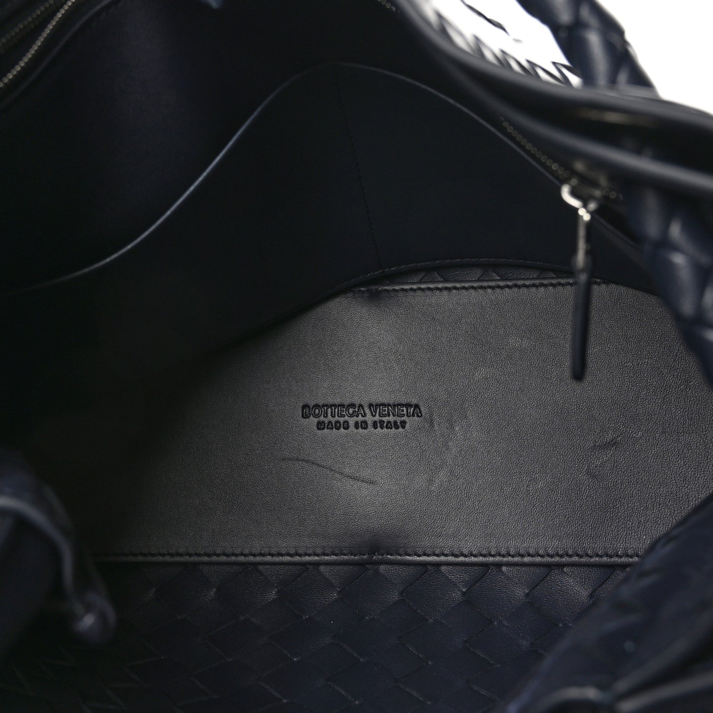 Nappa Intrecciato Medium Andiamo Shoulder Bag Space