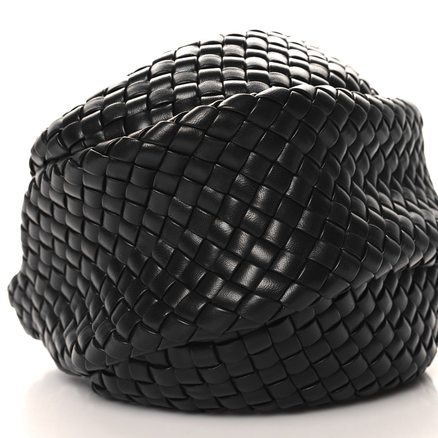 Lambskin Intrecciato Mini Padded Jodie Black