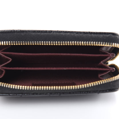 Chanel Caviar Quilted Zip Coin Purse Black 5 of 8
