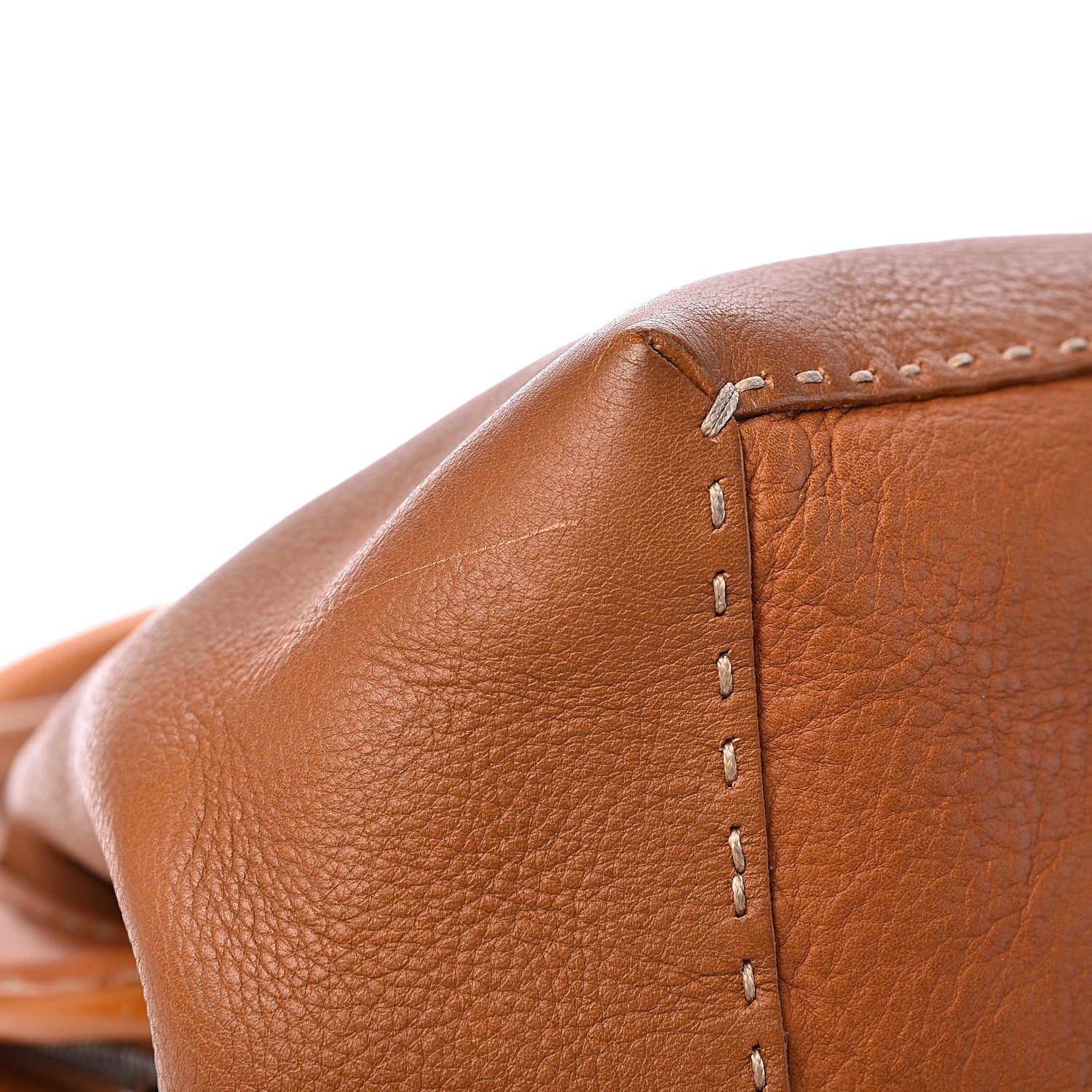 Fendi Calfskin Romano Selleria Adele 1328 Bag Brown 8 of 18