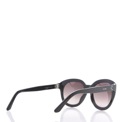 Celine Acetate Round Sunglasses CL400711 Black 4 of 6