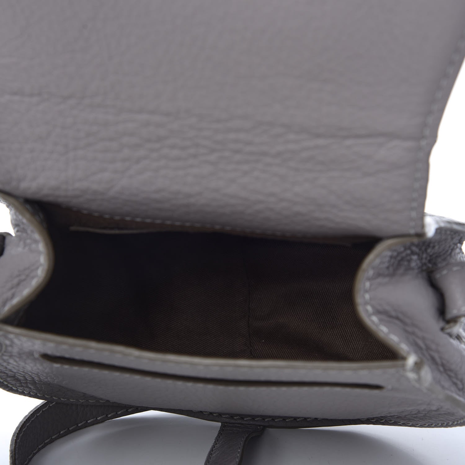 Chloe Calfskin Mini Marcie Round Crossbody Bag Cashmere Grey 5 of 11